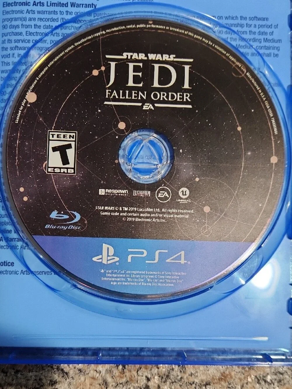 Star Wars Jedi: Fallen Order PS4 Game – ESRB Teen – Complete Case & Disc